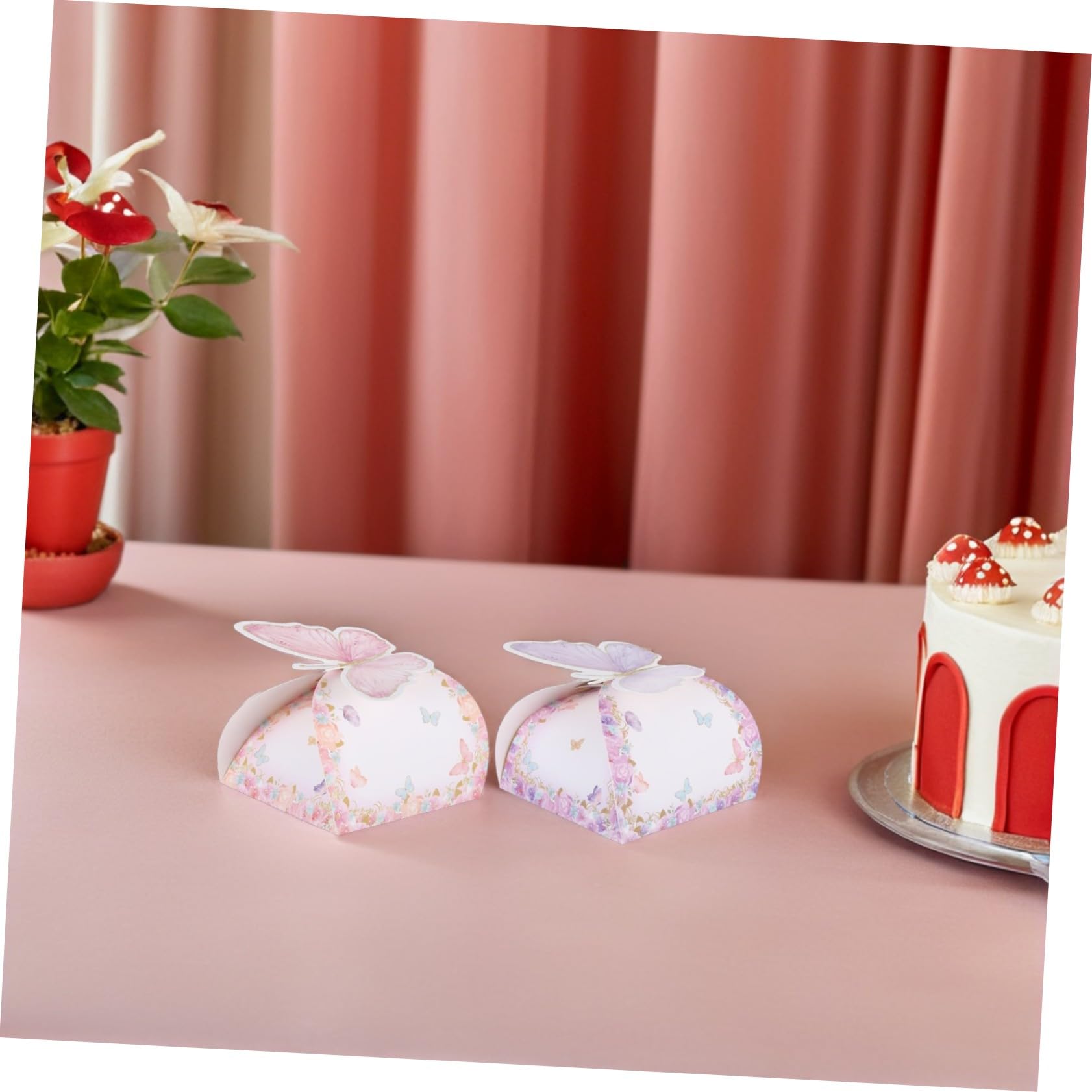Anneome 48 Pezzi Confezioni Carta per Dolci e Cioccolatini Chiusura Sicura per Compleanni Matrimoni e Contenitori Versatili per Caramelle e Dolcetti
