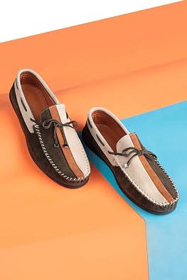 Ducavelli Colore Genuine Leather Men's Casual Shoes, Loafer Shoes, Light Shoes, Suede Loafer