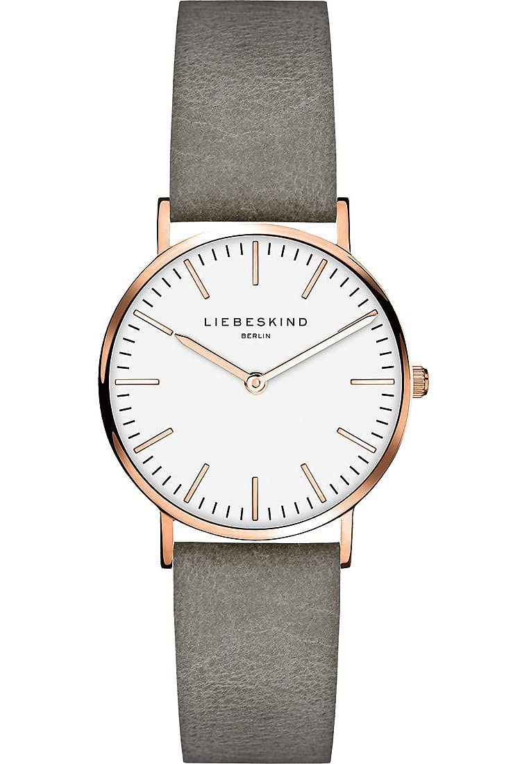 Liebeskind Berlin Damen Armbanduhr – 30 mm Quarzuhr mit rundem Gehäuse – Edelstahl-Mesharmband – 5 ATM wasserdicht – Zeitlos & filigran