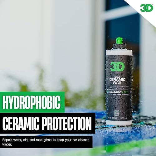 Miniatura 8 de 3D GLW Series - Cera de cerámica con infusión de SiO2 para el máximo brillo, protección hidrofóbica y fácil aplicación, brillo ultra suave,