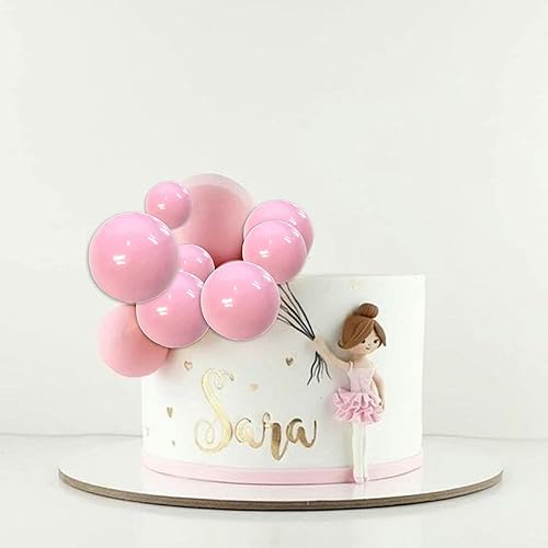 Miniatura 3 de Rsstarxi 30 piezas de bolas para decoración de tartas, mini globos para tartas, bolas de espuma, decoración de pastel, decoración de pastel en forma