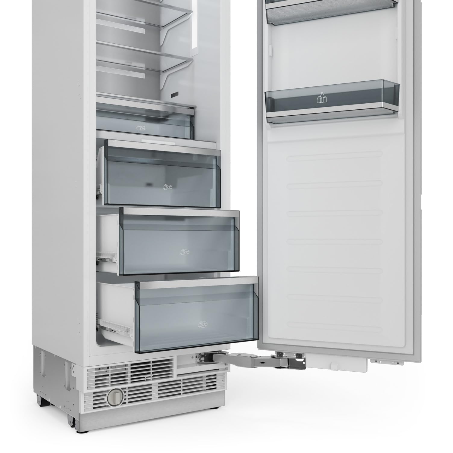 Thor Kitchen 24-inch Built-in Refrigerator Column, Stainless Steel Panel Ready on Fridge.com