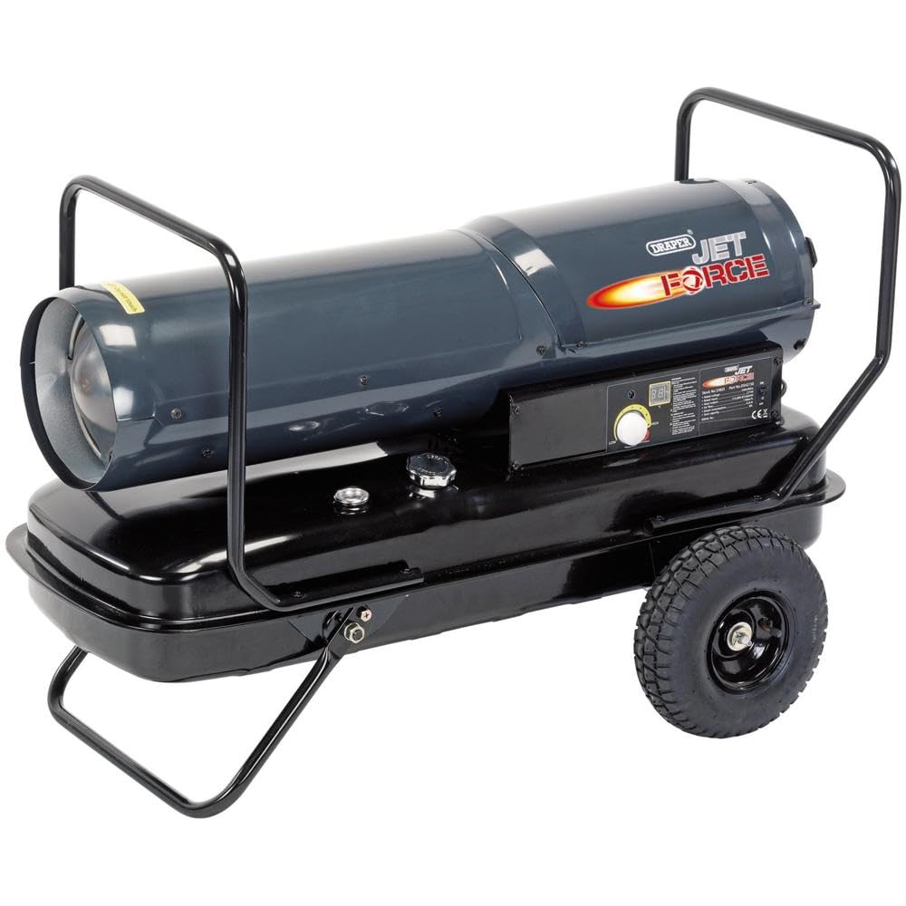 Draper Blue 53925 Jet Force Diesel Kerosene And Paraffin Space Heater 215000 Btu (62Kw)