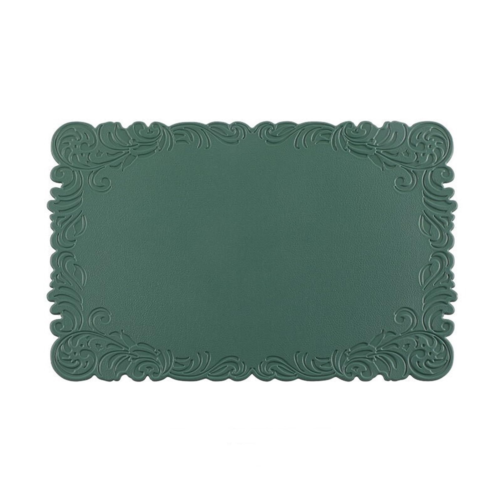 Napperon lavable anti-tache tapis de cuisine vert pour protéger la table des enfants