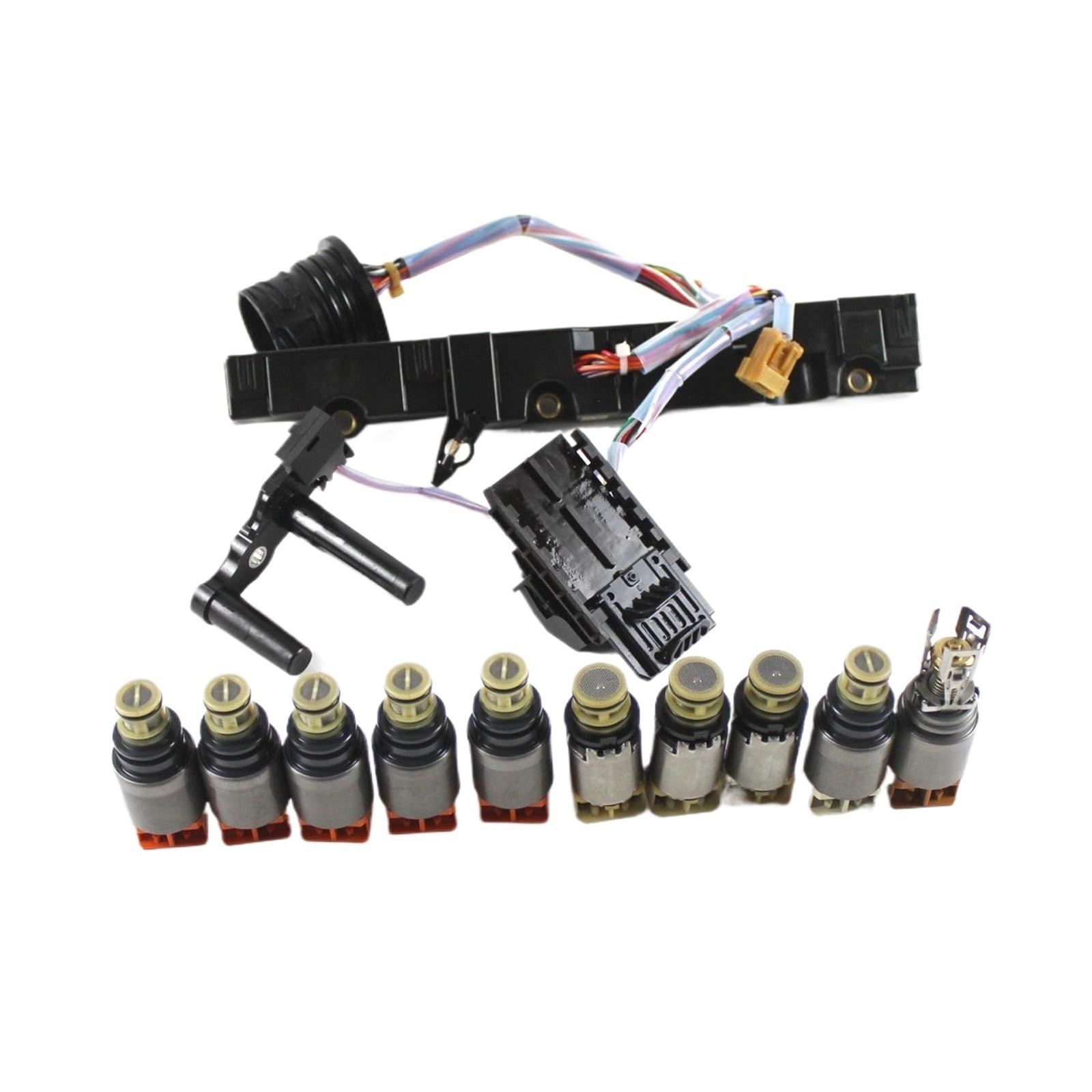 Atehden One Color Valve Body Solenoid Module Transmission Valve Body 9-Speed Transmission Valve Solenoid Kit With Harness 9Hp-48 Fit For Land Fit For Rover Fit For Caravan Fit For Cherokee