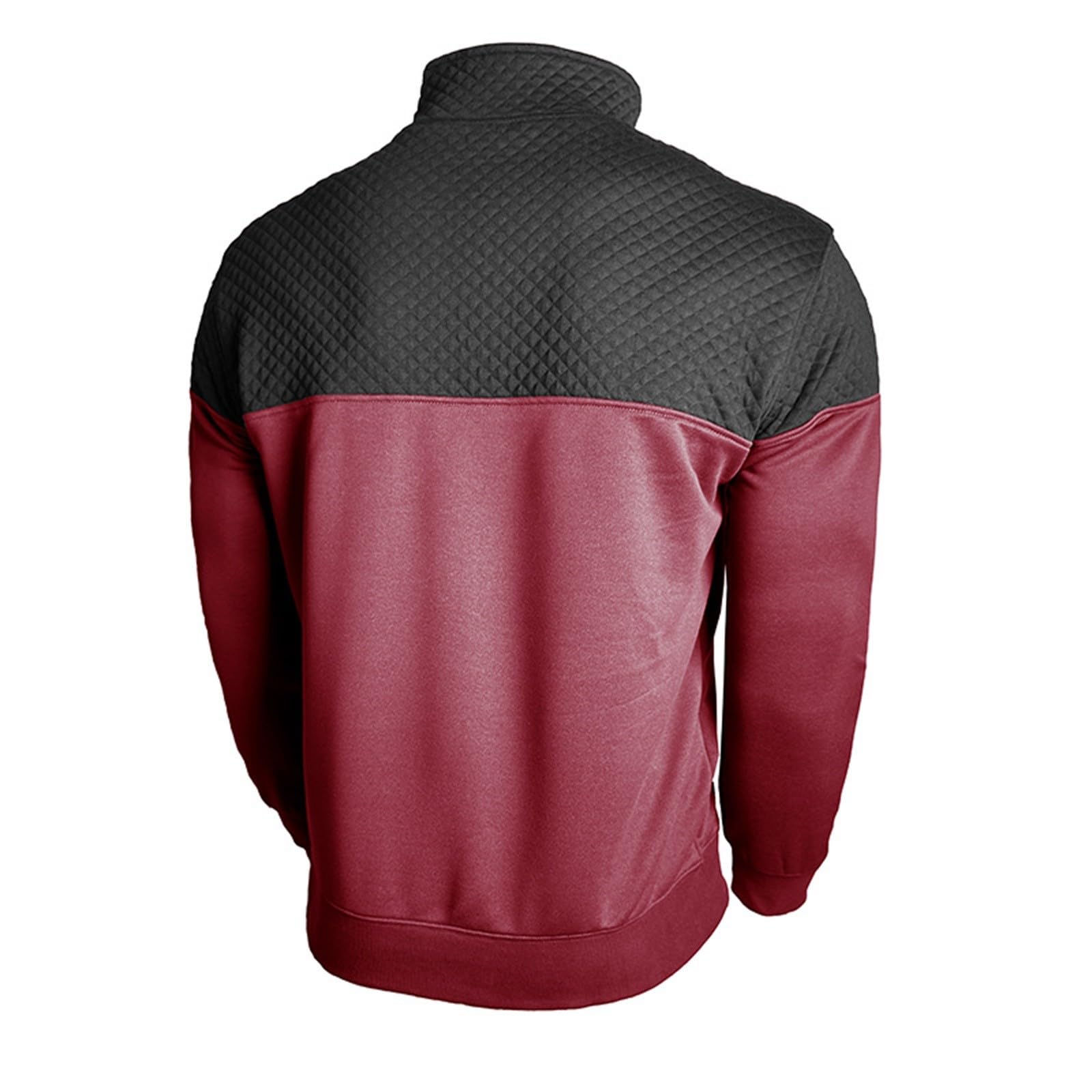 Ropa De Verano Hombre Sudadera Informal Manga Larga con Media Cremallera para Hombre, Otoño E Invierno Sudaderas Negras Gym Cortavientos Running Trabajo Anti Calor Men's Clothing Kit