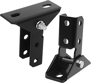 Riyhch 2 Pack Adjustable Brace Fitting, 8 Hole 180 Degree Turn Joint Solar Panel Connectors, Solar Panel Tilt Mounting Brackets, for 1/2" Bolt in1-5/8 Post Channel, for 3-Way Channel Cross Section
