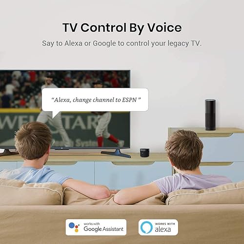 Miniatura 6 de BroadLink RM4 Mini Smart Remote y Sensor Cable Set RM4 Mini S (solo Wi-Fi de 2.4 GHz), Hub de control remoto IR universal con monitor de temperatura