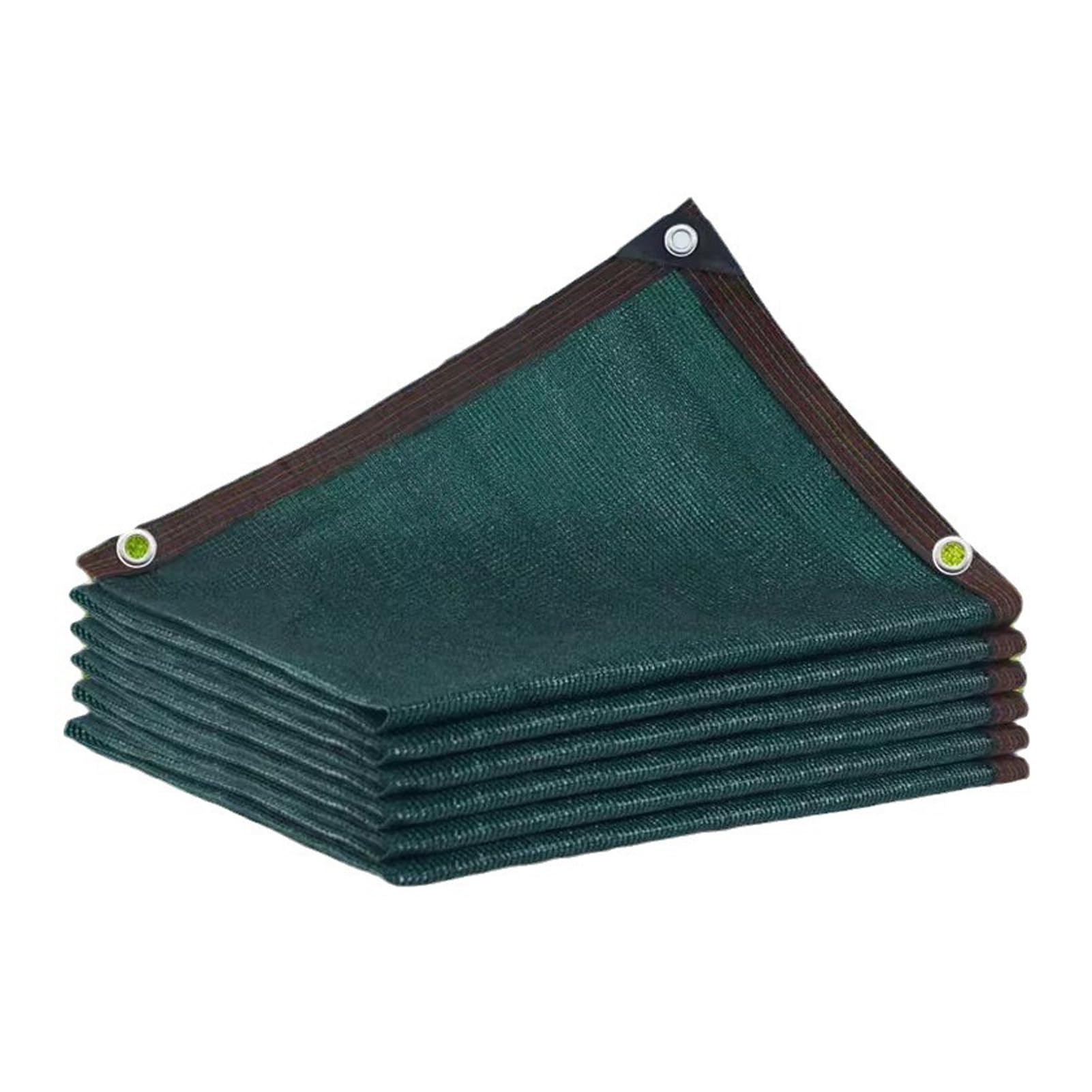 Red de sombra verde oscuro de 6 x 15 m, 70-90% de protección UV, paño de sombra con ojales para jardín, patio, invernadero, cubierta de plantas al aire libre y solución de parasol