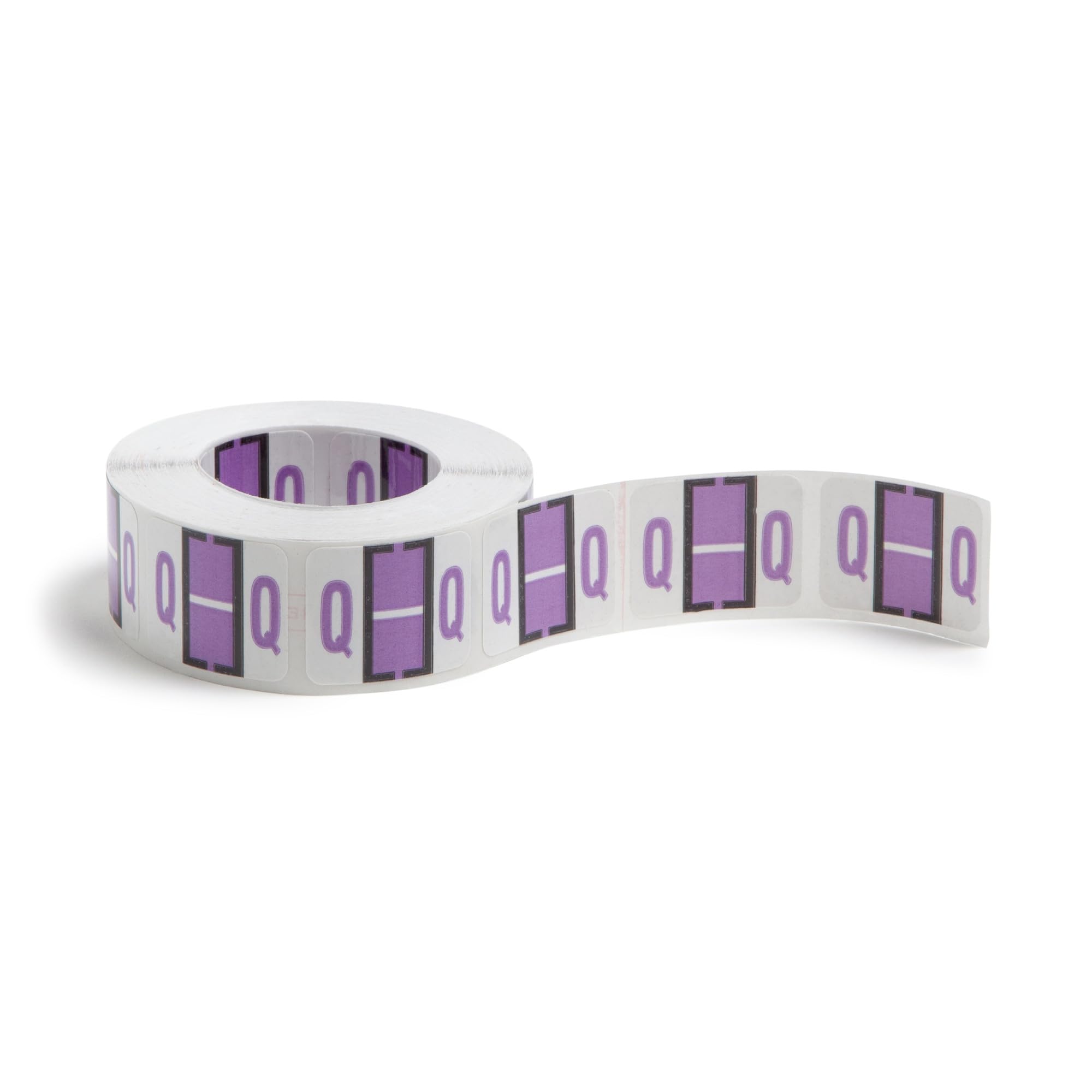 Smead BCCR 67087 - Etichetta alfabetica con codice colore a barra, rotolo di etichette, 500 etichette per rotolo, colore: lavanda