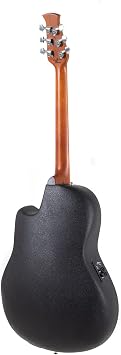 Applause Traditional AB24-4S Mid Cutaway Electric Acoustic Guitar (selected spruce top, mid-depth Lyrachord body, incl. 3-band EQ and tuner, scale length: 643 mm, nut width: 42.8 mm), Natural Satin
