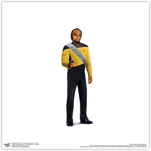 Trends International Gallery Pops Star Trek The Next Generation - Póster de pared de Worf, 12.00 x 12.00 pulgadas, versión sin marco