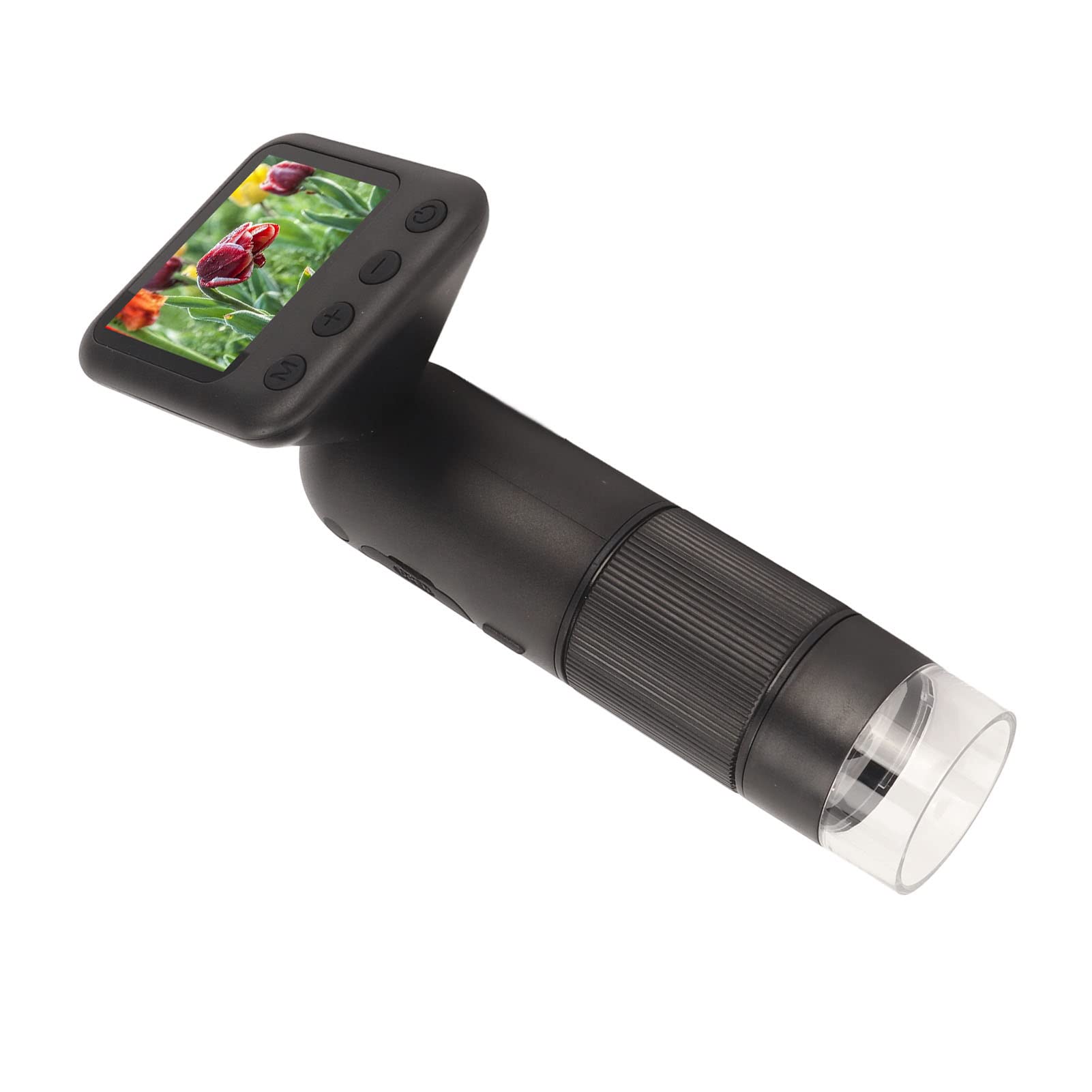 FILFEEL Microscopio Digital de Mano con Pantalla LCD HD 800X, Microscopio de Bolsillo Portátil Recargable con Luz LED