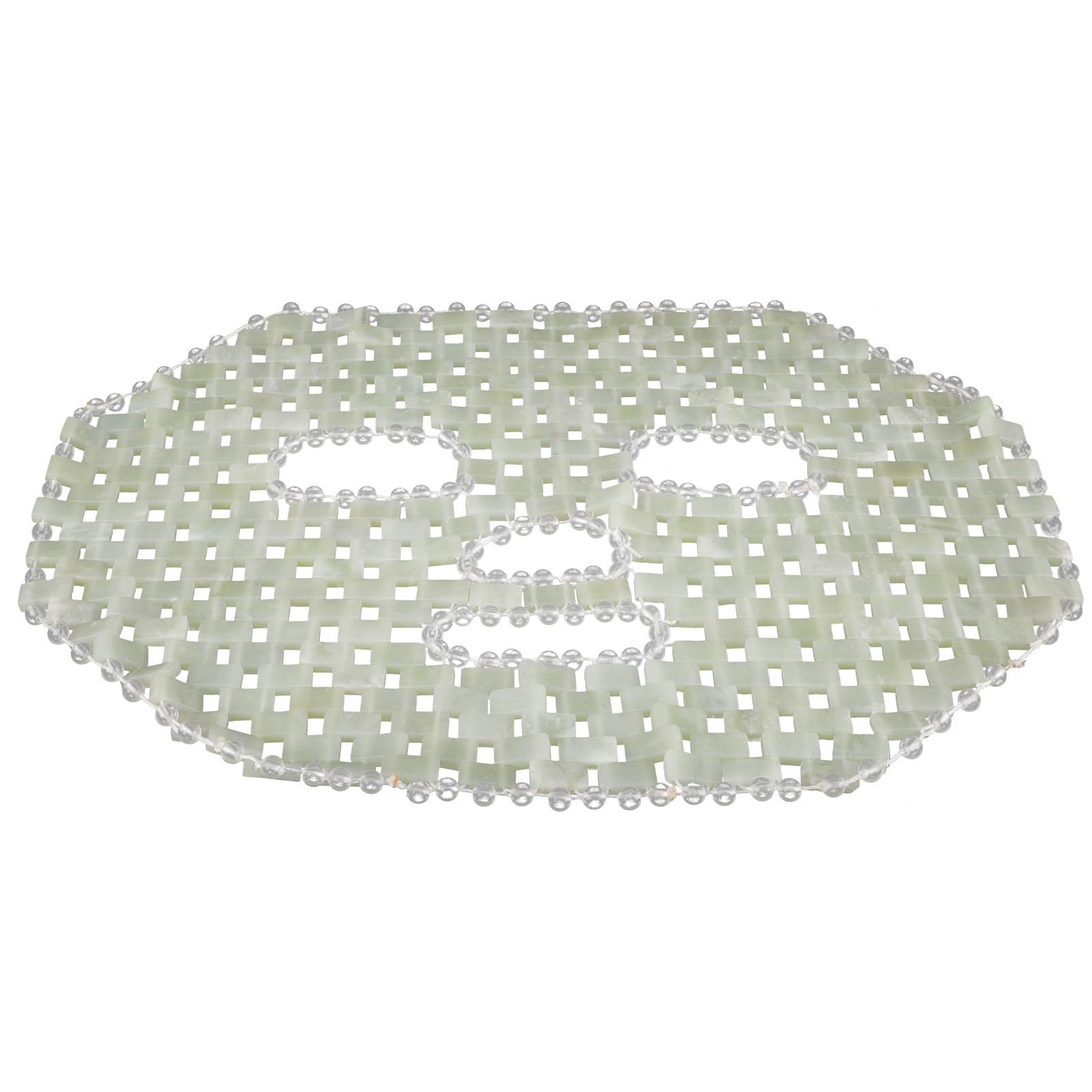 Genérico Mascarilla Facial y Favorece el Descanso de Jade Natural para Masaje y Cuidado Cutáneo, Mejora la Circulación Ocular Adecuado para Uso en Bolsa o Aplicación de Maquillaje para