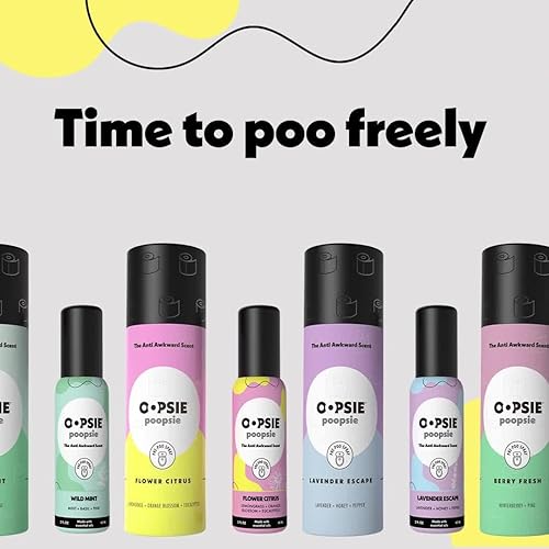 Miniatura 7 de Spray de inodoro Pre GO, discreto y portátil aroma desodorante de olor original. Perfecto para bolsos, bolsillos y mochilas. Spray pre-caca para