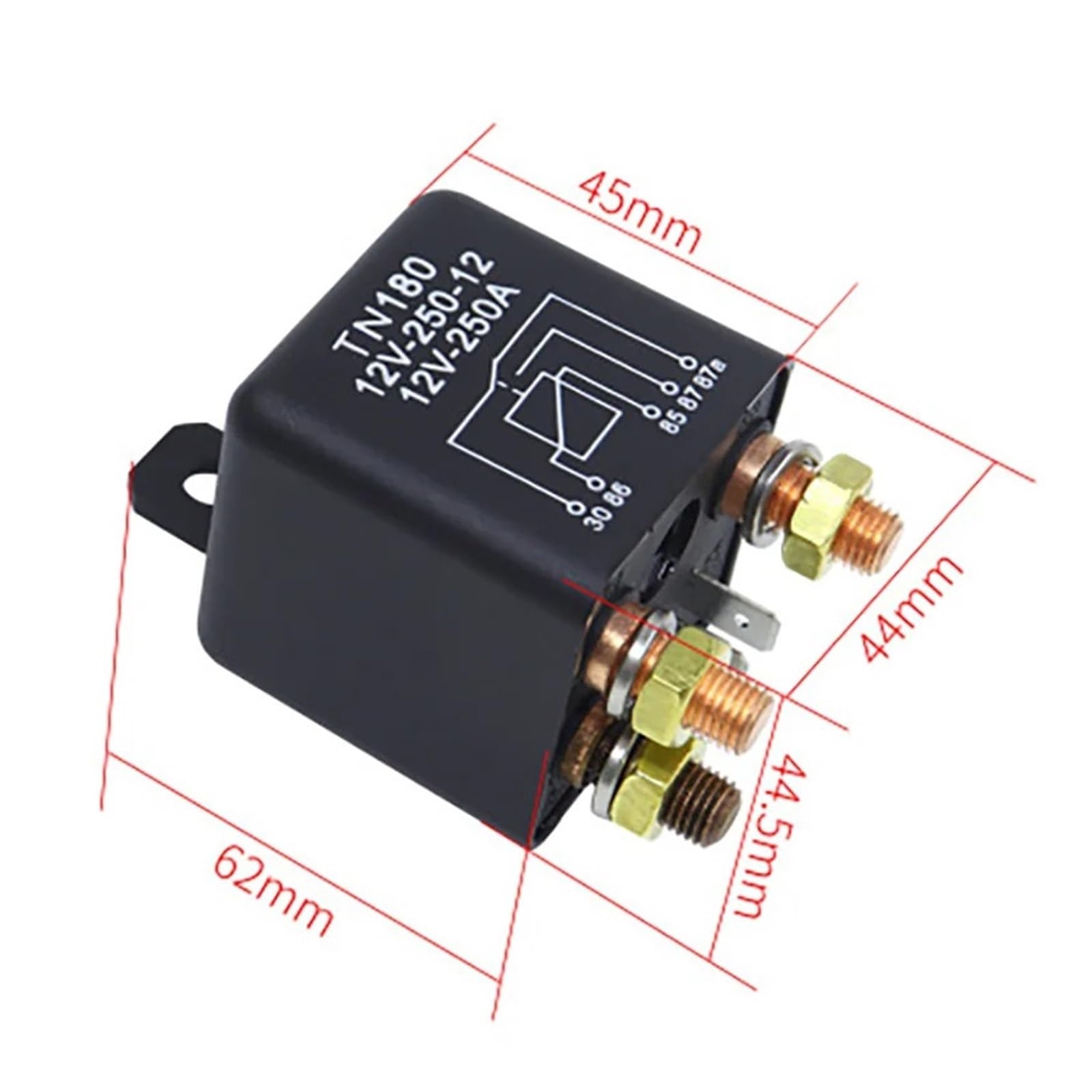 Przekaźnik ciągły 12/24 V 250 A 1,8/4,8 W modułowy(24V 1.8W 250A)