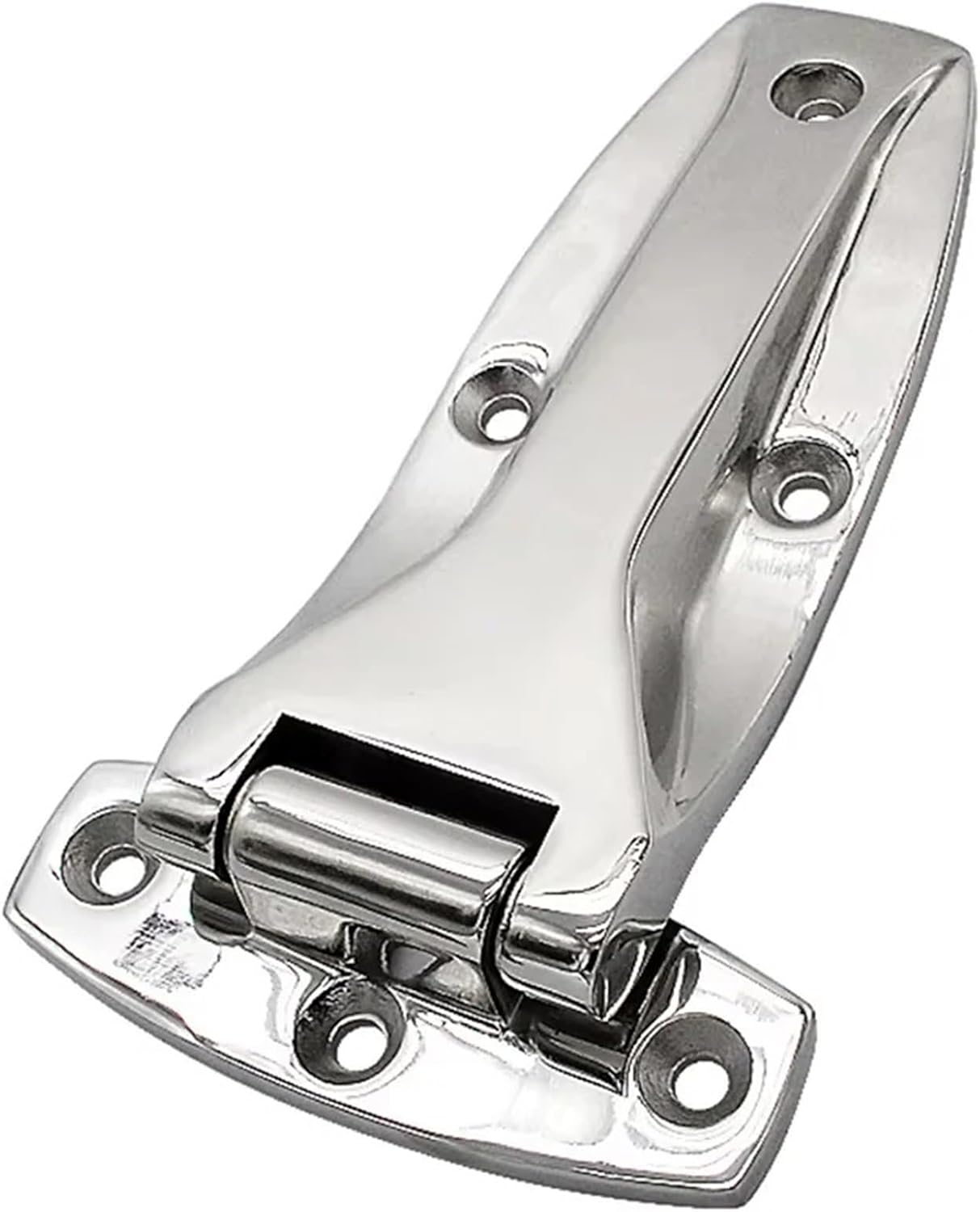 Stainless Steel Polishing Cooler Freezer Door Hinges Silver Tone Hardware Accessories Hinge 1Pcs