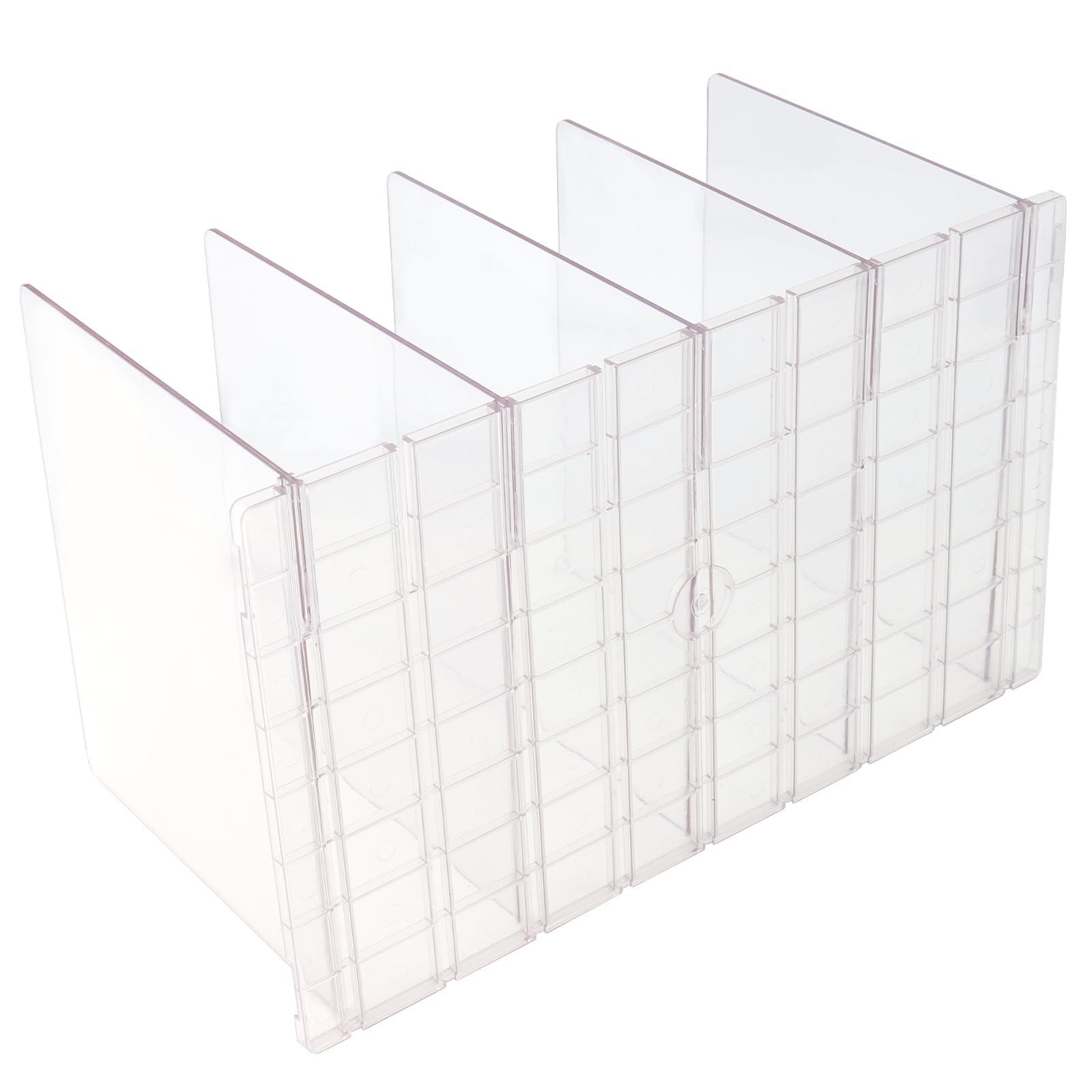 MOUYAT Organizer per borse, divisori regolabili in acrilico, organizer trasparente per borse, per camera da letto, cucina, armadi