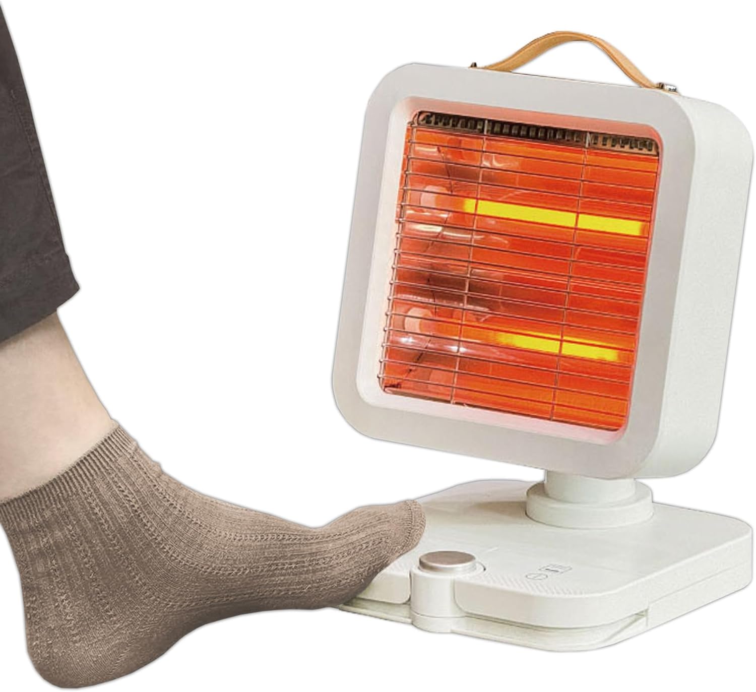 Amazon | [東京Deco] 足踏みスイッチ 電気ストーブ 速暖 2段階(275W