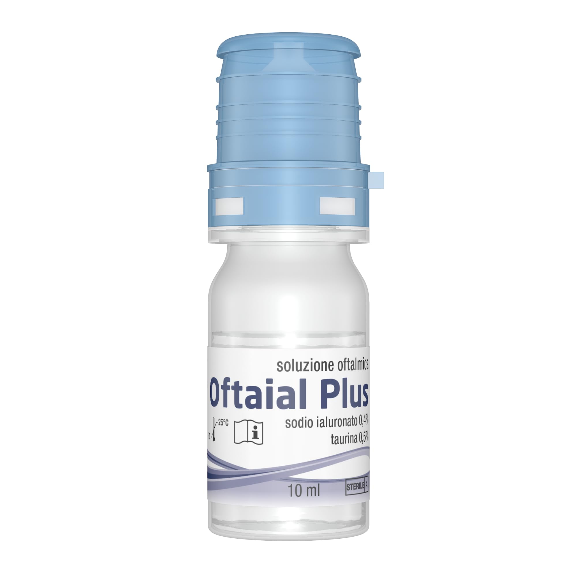 Oftaial Plus 10ml – collirio occhi secchi con Acido Ialuronico e Taurina - Alta Viscosità per un Sollievo Duraturo e Idratazione Profonda