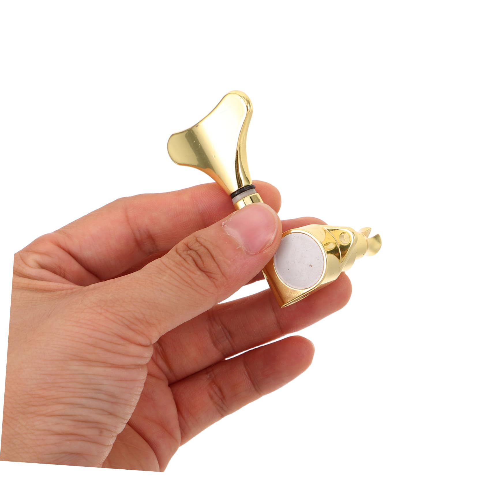 Toyvian 4 Pezzi Pioli di Accordatura per Basso Sigillati in Lega Dorata Tuning Pegs Completi per Riparazione e Upgrade di Chitarre Basso Precisione e Durata per Studio e Performance Live