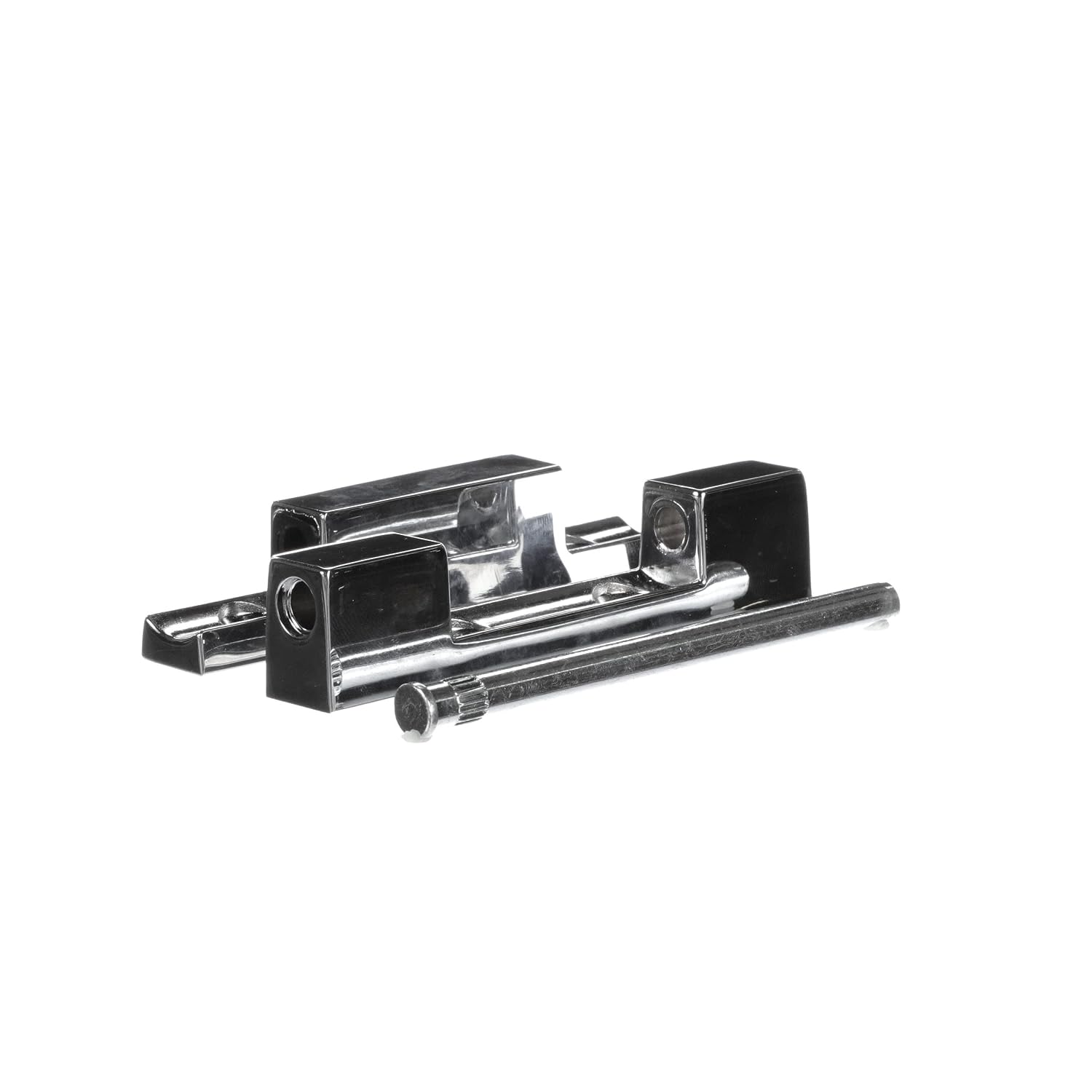 7/8" Offset 3-3/4" L Chrome Plated Die Cast Slim-Line Standard Duty Edgemount Hinge