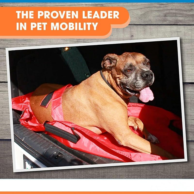 Transport Stretcher for Dogs Pet Carrier (Red)