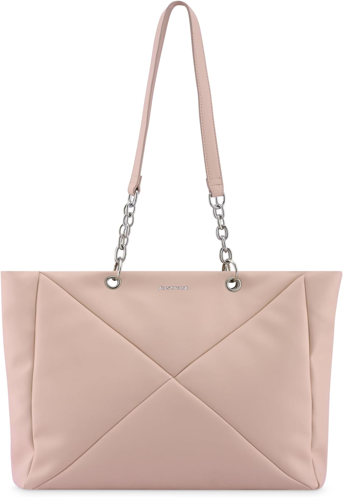 Fastrack Laptop Tote for Girls | Faux-Leather Women's Handbags | Laptop Compatible upto 15"| Ladies Purse Handbag | Laptop Tote for Casual Carry