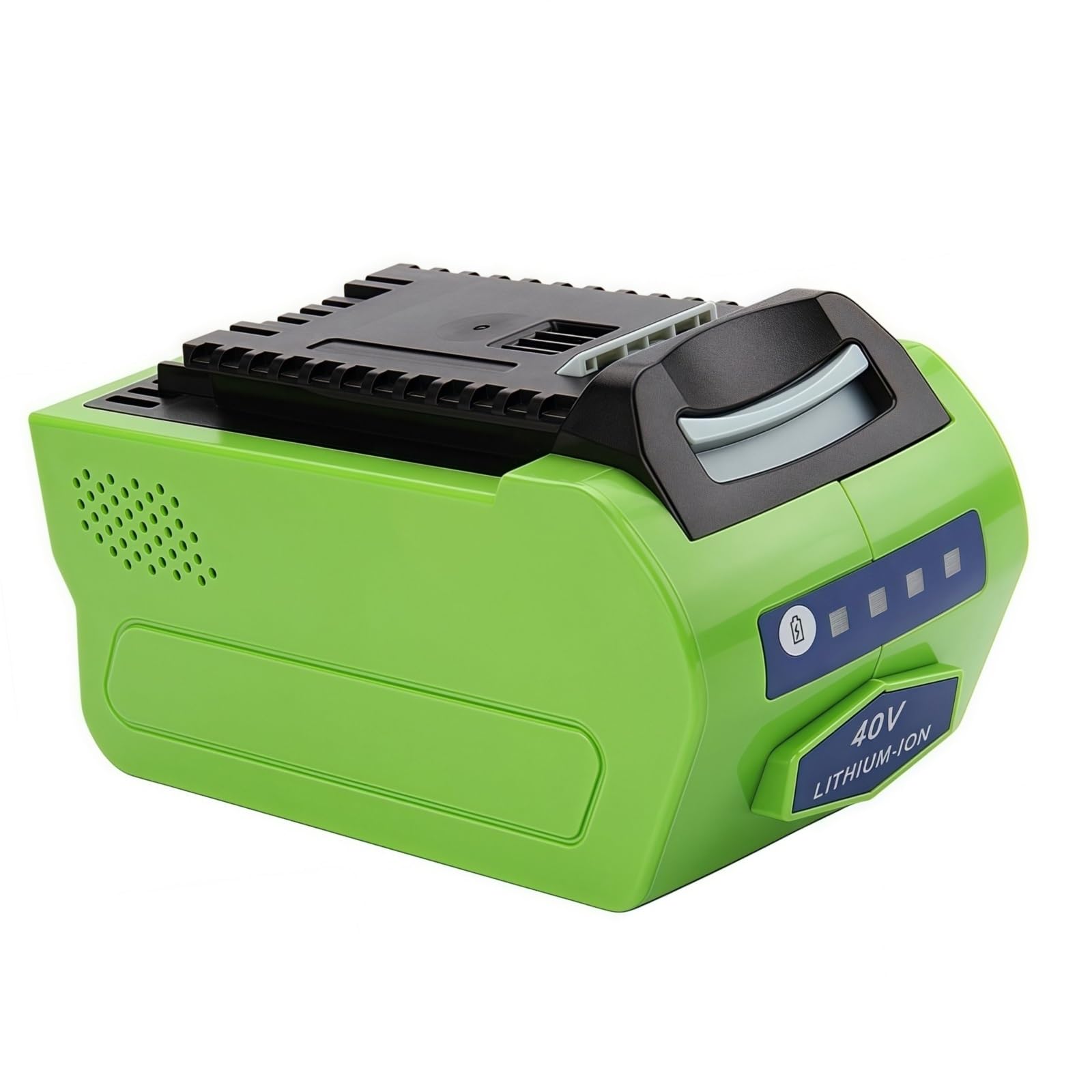 Cortadora de césped eléctrica de 5000 mAh con batería de Litio de 40 V. Compatible con GreenWorks G-MAX 40 V 29662.(Green 3000mAh)