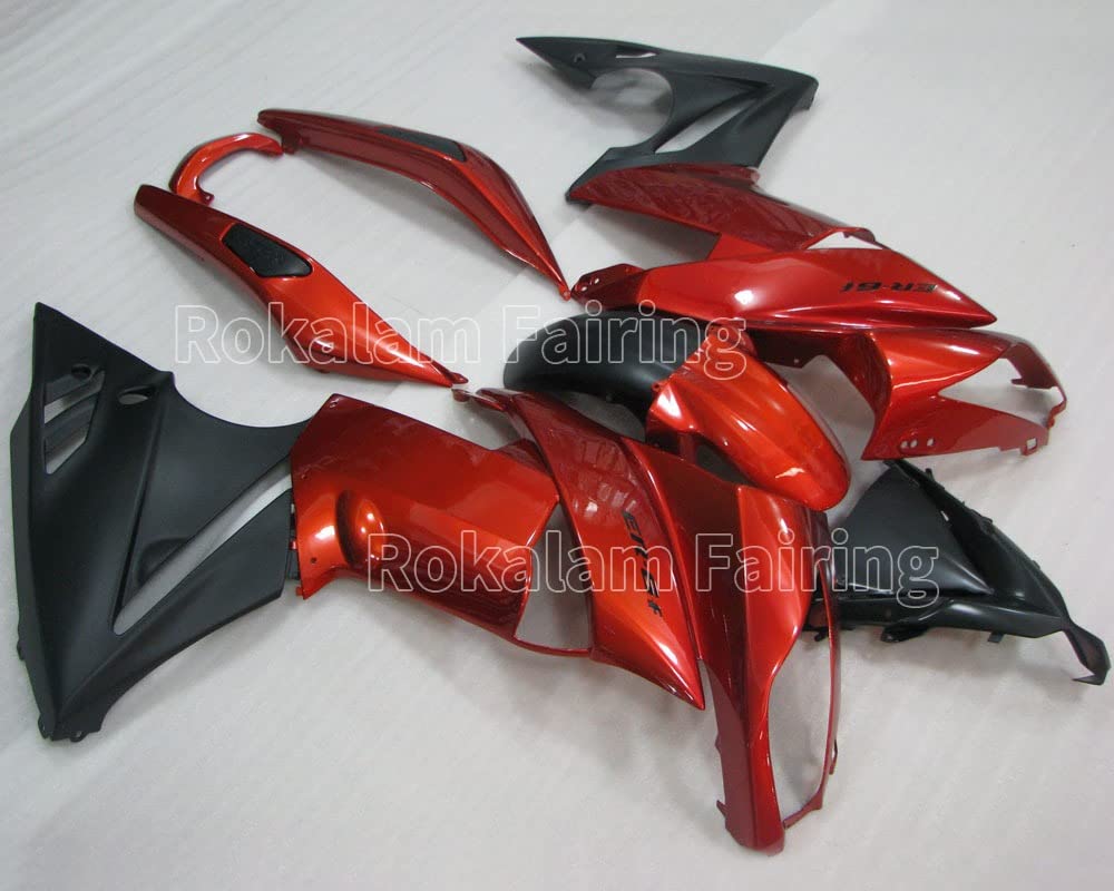 Carenatura Laterale Per Moto Kawasaki ER6N 2012-2016 - Copriradiatore In ABS Opaco - Protezione E Stile Per Right O Left Side