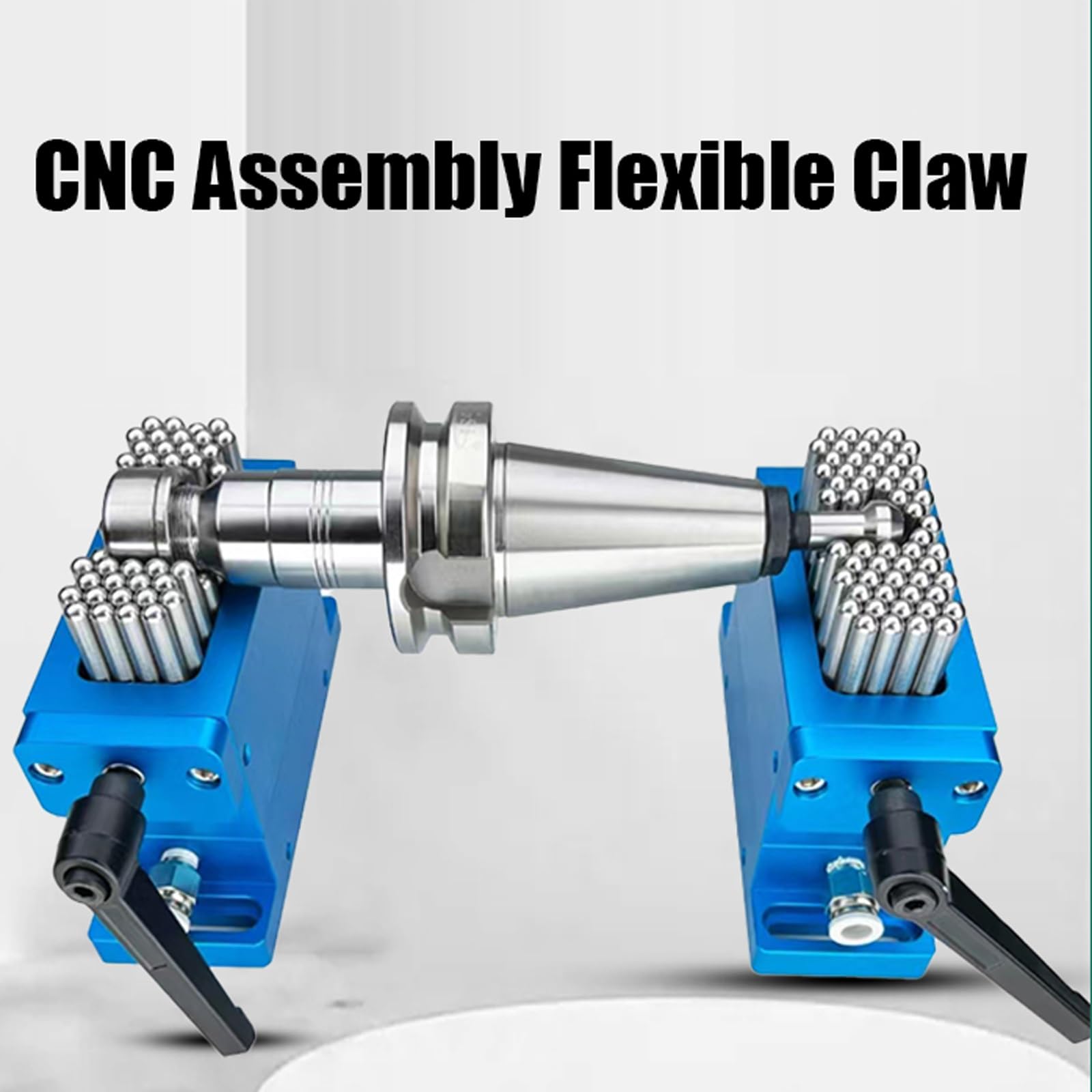 Abrazadera flexible de montaje CNC, 30 x 79 mm, agujas de acero inoxidable 304, soporta carga de hasta 200 kg para máquina de marcado láser CNC, 6 mm de diámetro