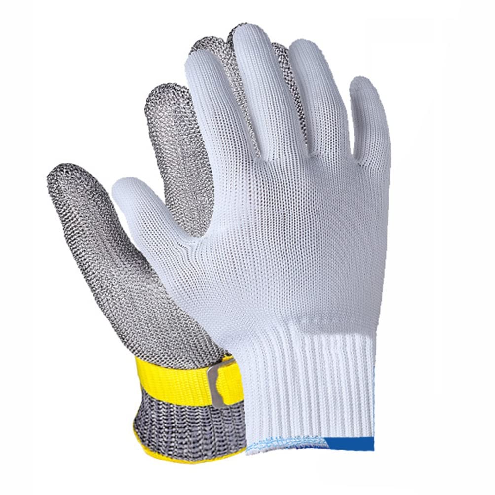 Rękawice odporne na przecięcia， Rzeźbienie w drewnie Cięcie szkła odzieży Bezpieczeństwo pracy Rękawice odporne na przecięcie(2PCS/XL)