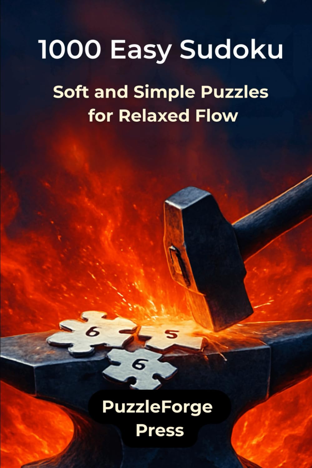 1000 Easy Sudoku: Soft and Simple Puzzles for Relaxed Flow (PuzzleForge™ Easy Sudoku Forge Series – Relaxing Brain Training Puzzles)