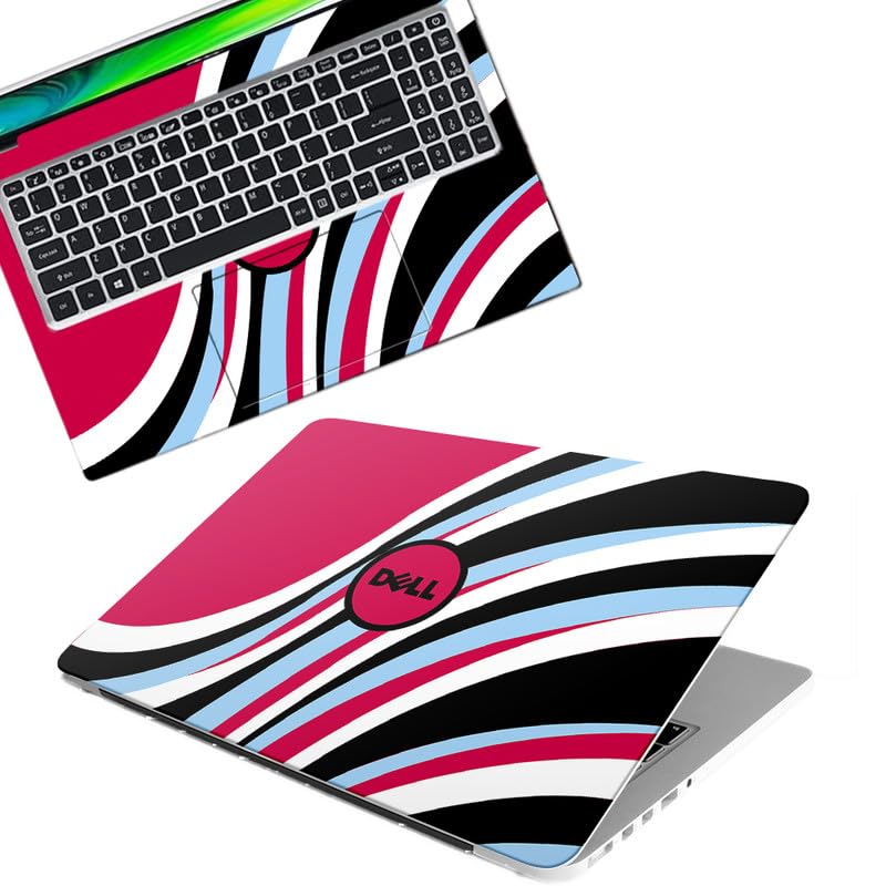 Image of Galaxsia DSGN 298 Full Body Laptop Skin Bubble-Free| Laminated & Removable | HD Quality Sticker for Laptops Upto 15.6 Inches Compatible with DELL