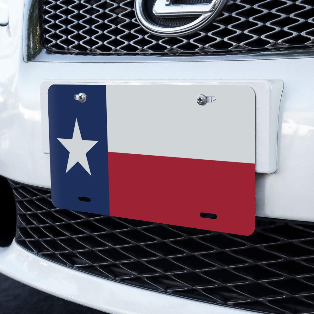 GRAPHICS & MORE Texas State Flag Novelty Metal Vanity License Tag Plate