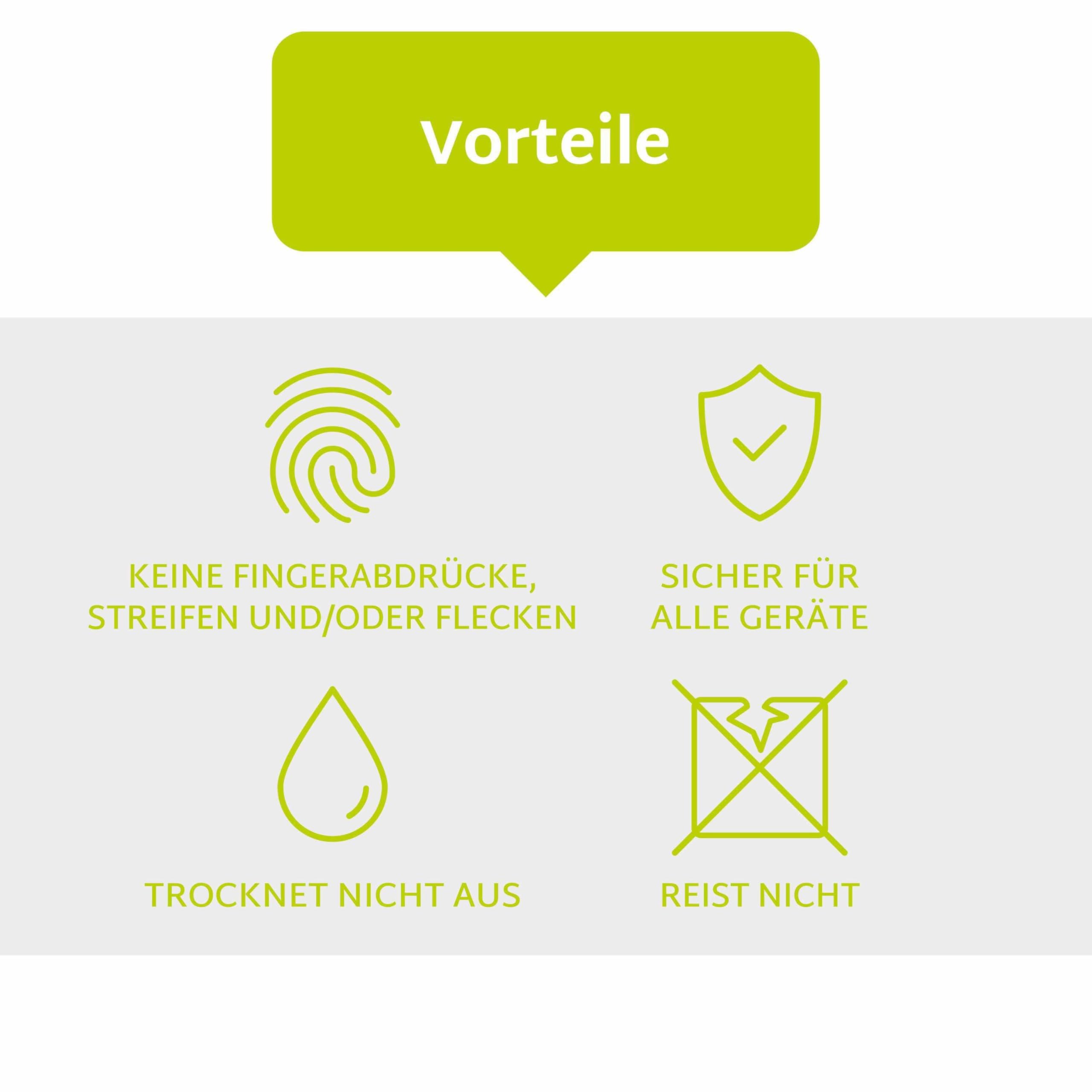 Reinigungstücher Medium - 100 Stück - für Laptop, Tastatur und iPad - Hochwertige Bildschirm- und Tastaturreinigung