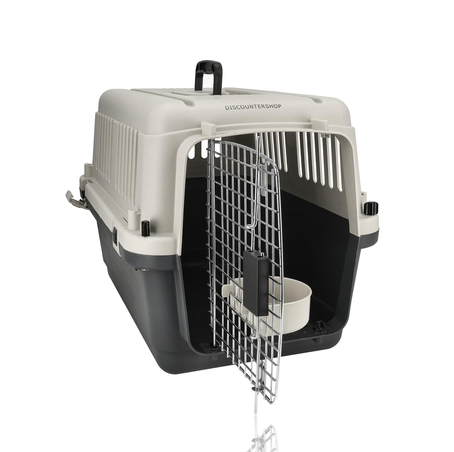 Panier de Voyage pour Chat Grand 61x41x40cm - Panier de Voyage Chat Jusqu'à 15 kg - Boîte de Transport Chat & Chien - Cage pour Chat avec Vis - Convient IATA