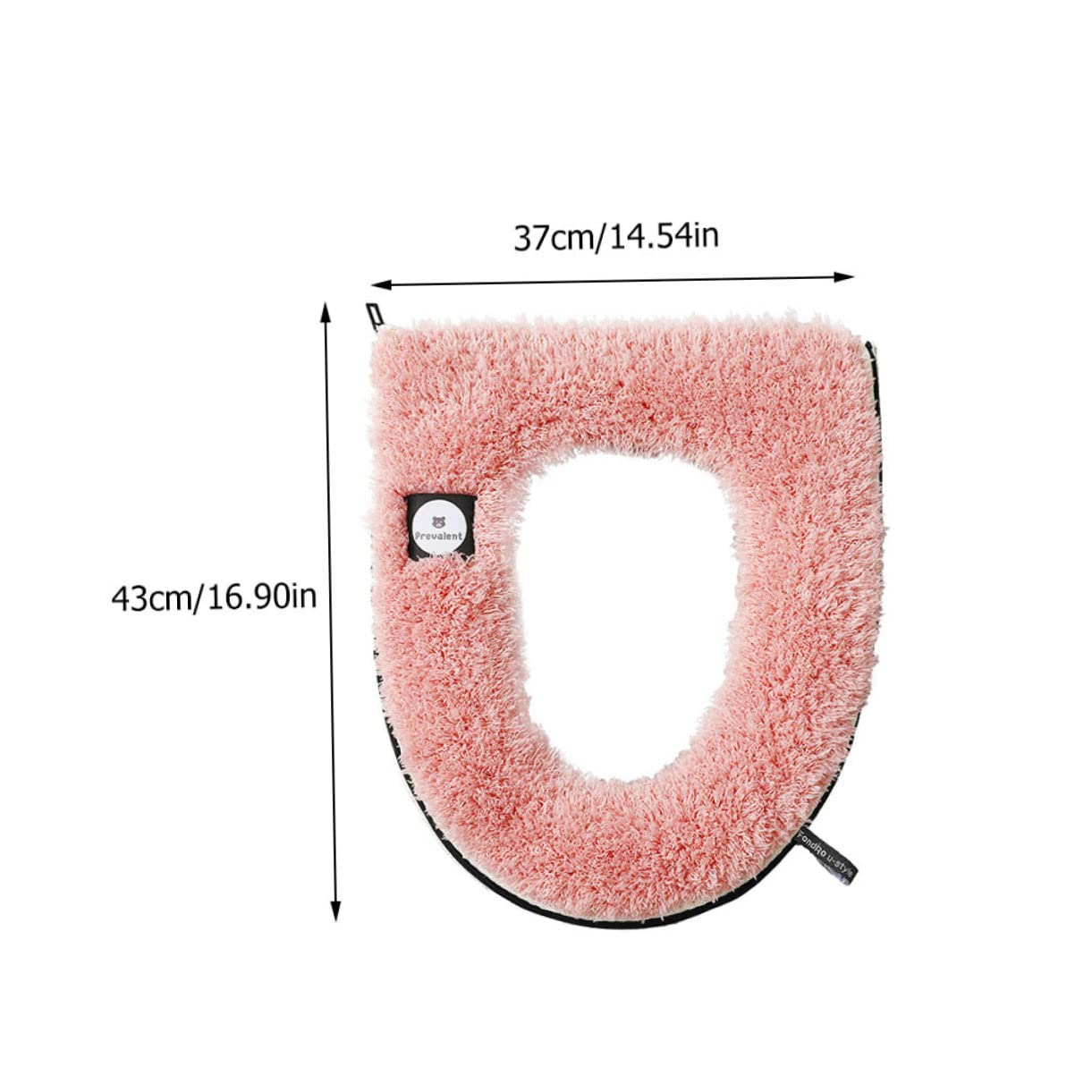 FOMIYES Toilet Warmer Seat Cover Blue Soft Flannel Waterproof Travel Toilet Seat Covers