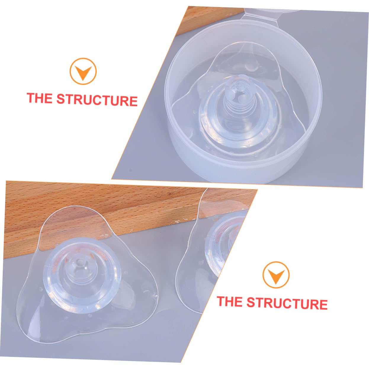 ifundom Reusable Nile Covers Silicone Nipples Protector for Breastfeeding Easy Storage Carry Set