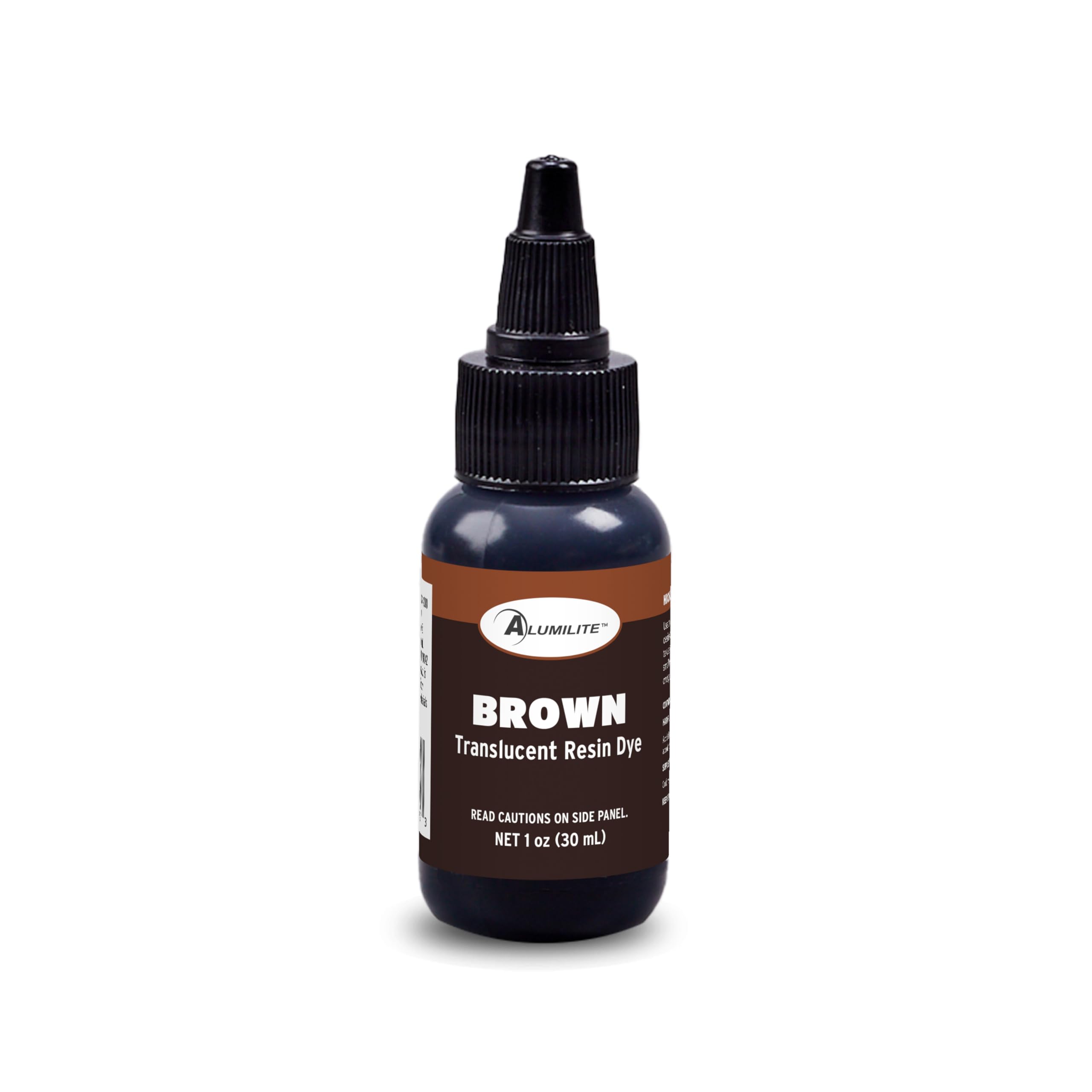 Alumilite Liquid Color Dye (Brown, 1 oz) Highly Concentrated Tint for Casting Resin, Polyester, and Urethane - Ideal for Clear, Translucent, or Opaque DIY Arts and Crafts, Beginners & Professionals