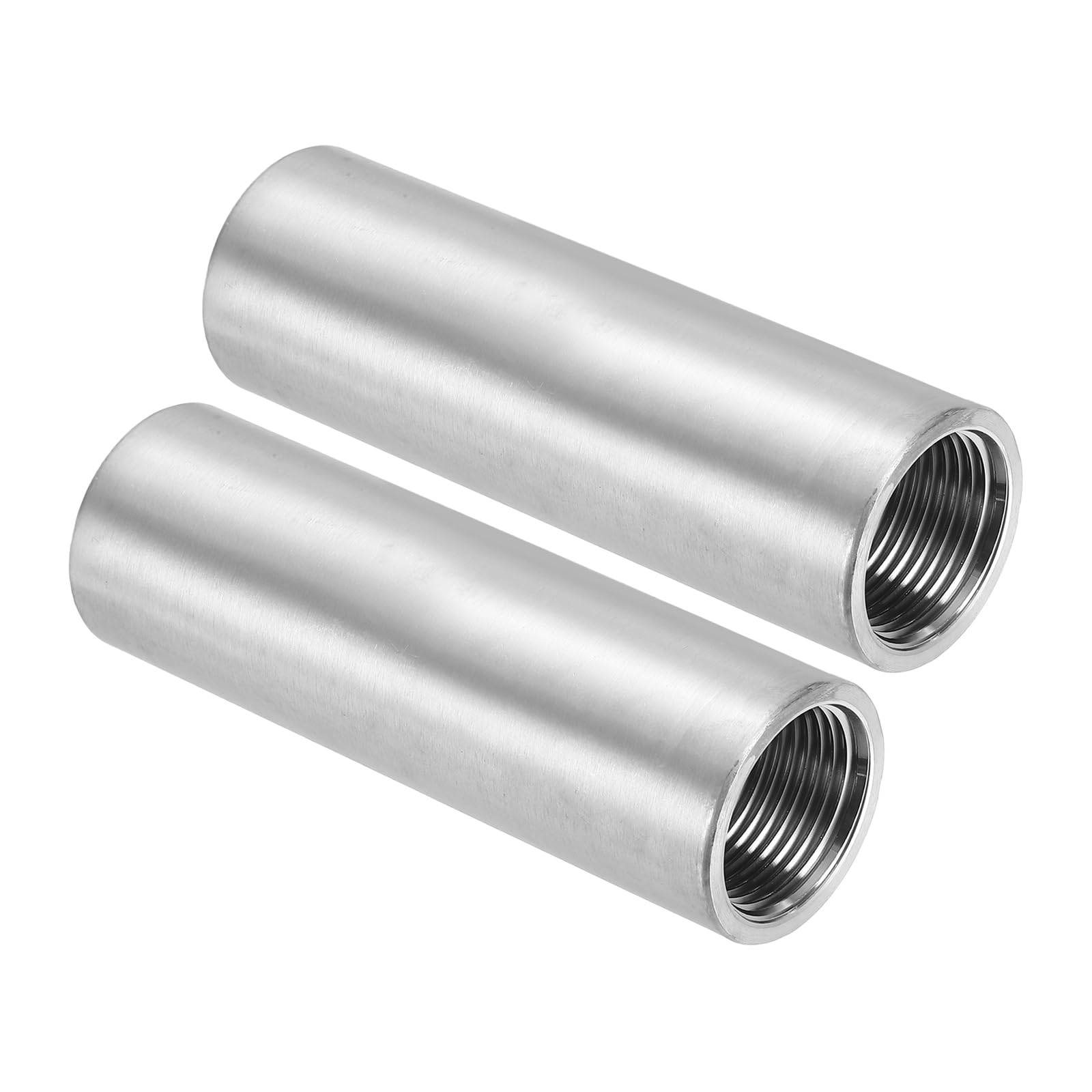 Conector de tubería G3/4" hembra, manguito de acero inoxidable 304 y acoplamiento roscado largo