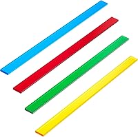 Vista 1 de Henoyso Mahjong - Empujadores de azulejos de 16.3 pulgadas, acrílico de colores, juego de 4, 4