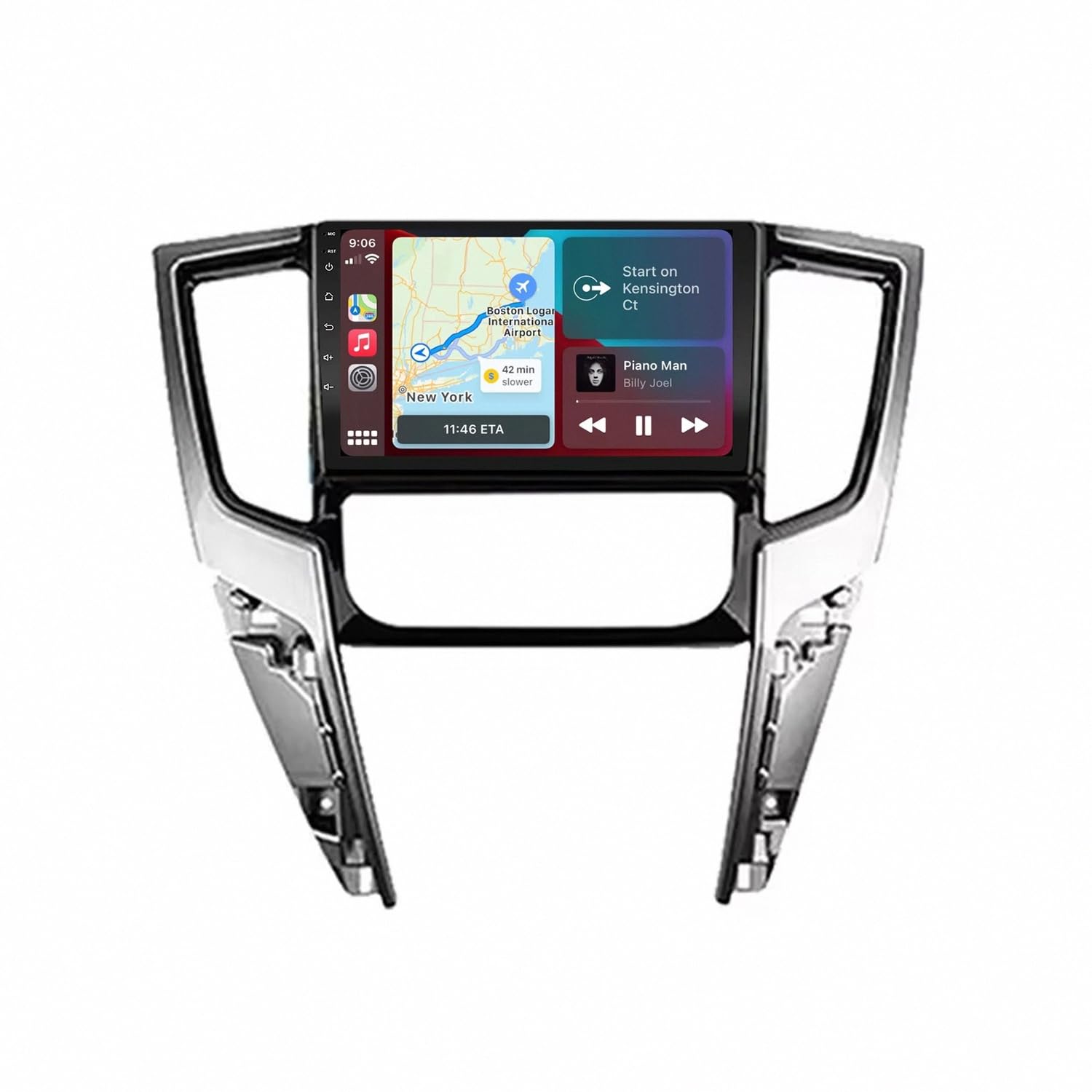 Radio Coche 2 DIN Pantalla para Mitsubishi L200 5 2020 Cámara Trasera - HD Pantalla Carplay Mirror Link - Portátil Radio Coche Bluetooth con, 4 Nuclear 1G+32G