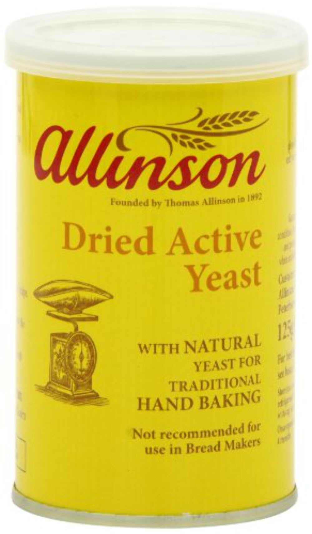 Allinson Getrocknete Hefe, 10er Pack(10 x 125 g)