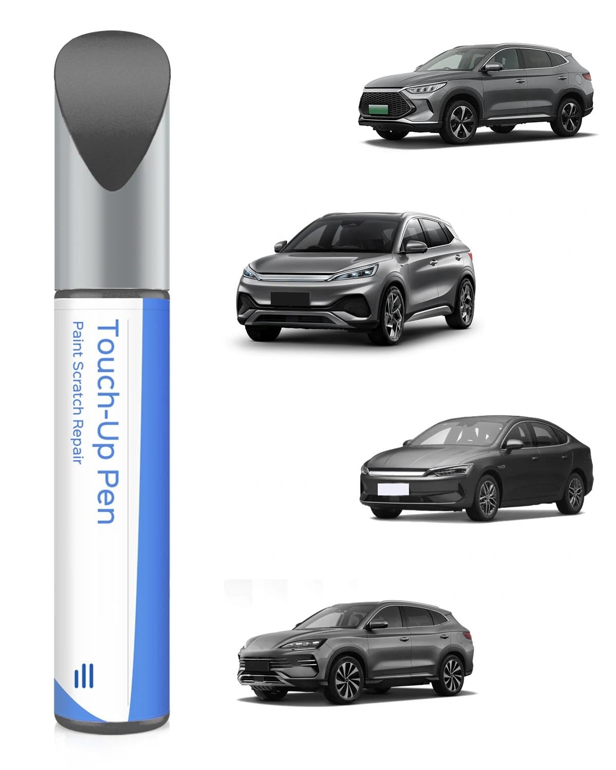 PARTS4EV (HA4) Urban Grey auto lápiz de pintura para BYD – Exacta coincidencia para virutas y arañazos - 1
