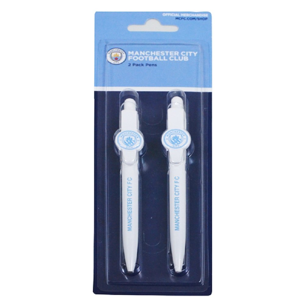 Manchester City F.c. Pen Set Cr Official Merchandise