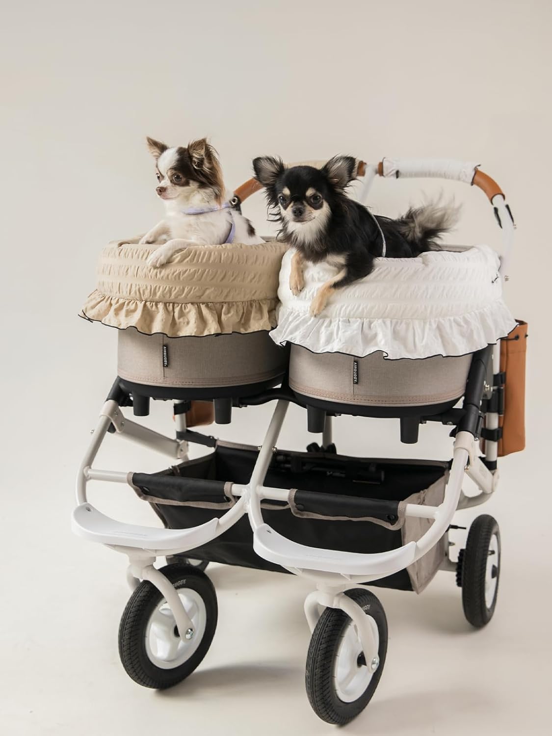 Harryspet Margaret The Lace Edition Pet Stroller Cover, Comforter, Guard - Snow White