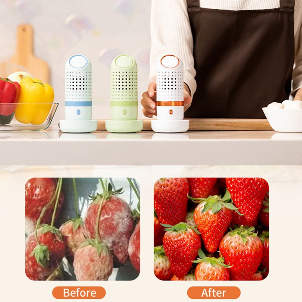 Légumes Desinfectante Capsule Forme Portable Ultrasons Fruit Purificateur Alimentaire Lave-Vaisselle Automatique Ménage Cuisine Nettoyant Alimentaire Blanc