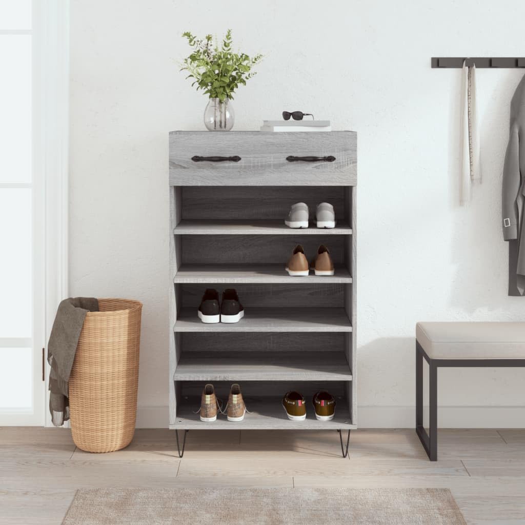 Homgoday Schoenenrek Sonoma eiken, 102 x 35 x 55 cm, van