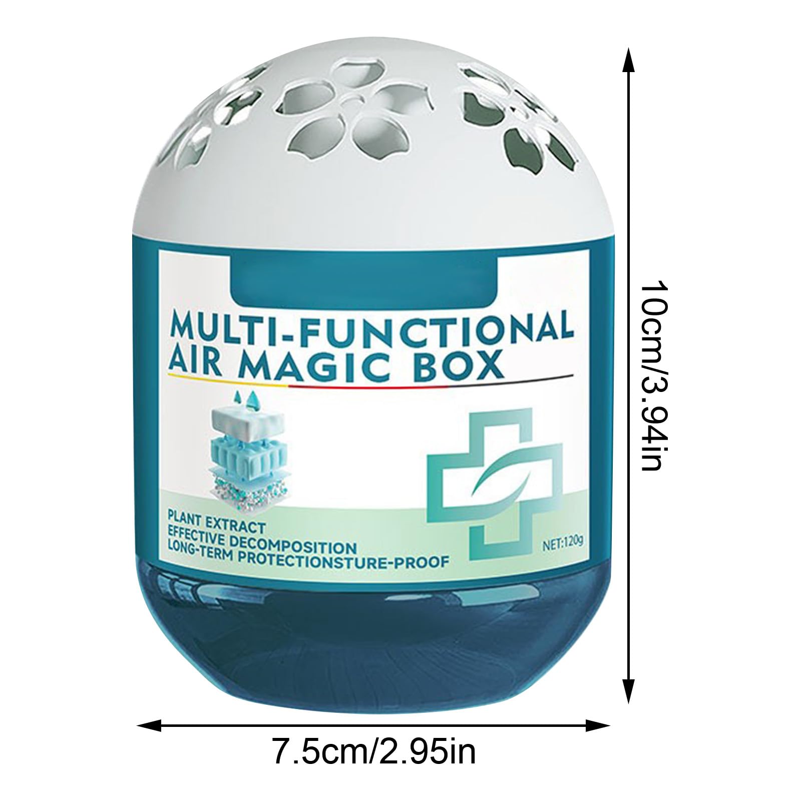 Boîte magique de dépoussiérage de purification d'air, parfum de nettoyant de boîte magique d'air multifonctionnel, aspiration automatique de la poussière et longue durée, désodorisants (4)